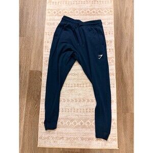 Gymshark Skinny Fit Joggers - Navy Blue - Small